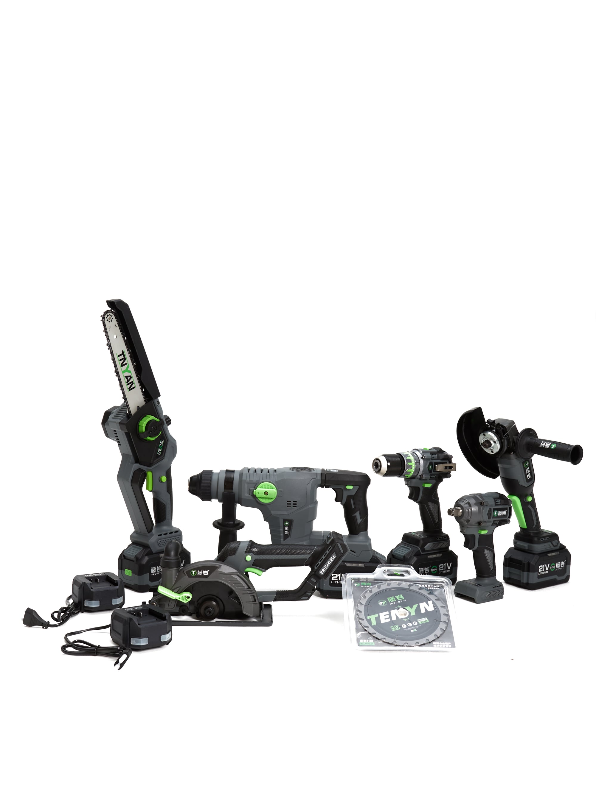 Набор 6в1 TENYN EX6000L-2 кейс на колесах